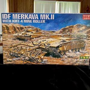 Rare Academy IDF Merkava MK. II With KMT-4 Mine Roller Model Kit 1/35 Scale